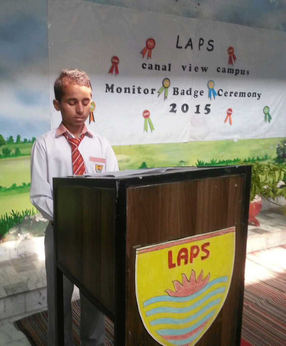 Monitor Badge Ceremony